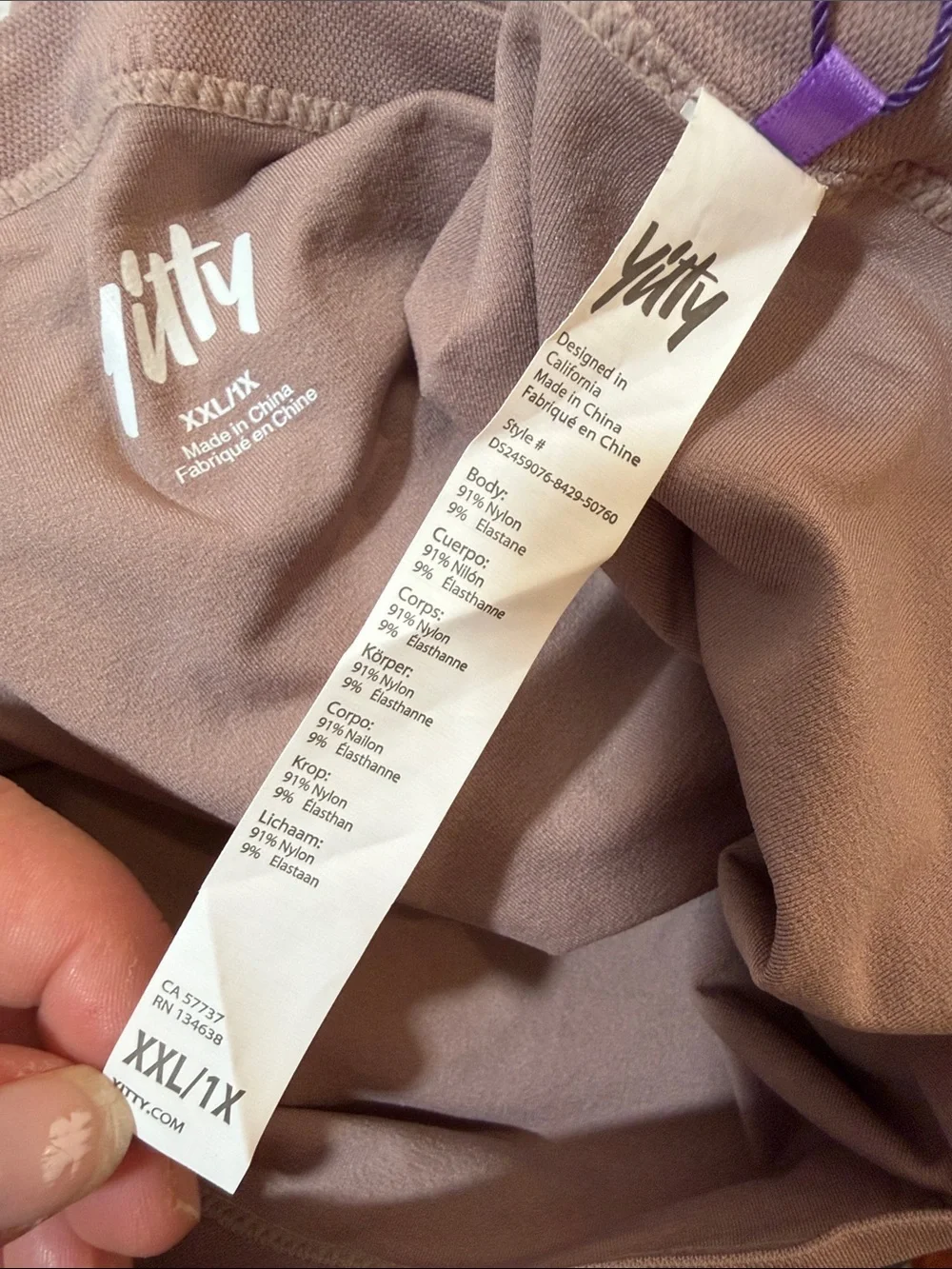 NWT Yitty Nearly Naked Shaping Convertible Dress Plus Sz XXL/1X Bodycon Stretch